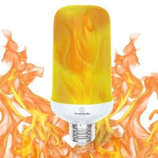 Led Flicker Flame Effect Light Bulb With Upside Down Effect 3w 200 Lumen Night Light Bulbs Lamp Bulb