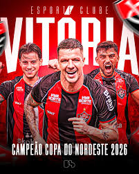 &Eacute; PENTA! 🦁⚫️🔴 Vit&oacute;ria vence o Fortaleza e &eacute; campe&atilde;o da Copa do Nordeste  pela quinta vez. 🔥 #Vit&oacute;ria #FutebolBrasileiro #CopaDoNordeste