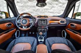 Garage Italia Custom Presents The New Jeep Renegade For The Montreaux Jezz Festival Interior Is Customised Wi Jeep Renegade Custom Jeep Jeep Renegade Interior