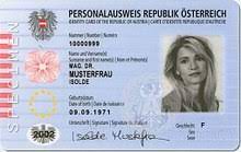 Österreich bekommt schon im lauf des heurigen jahres. Personalausweis Wikipedia