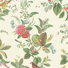 Beautiful florals for beautiful walls. Floral Wallpaper Floris 294101 Flowers Nonwoven Cream Multicolor Living Room