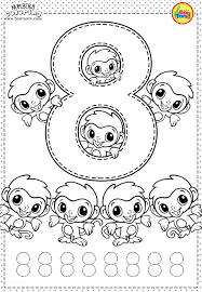 Number wall cards for preschoolers with as promised, here is the second set of number wall cards for preschoolers! 62 Number Coloring Pages Free Printable Worksheets Picture Inspirations Samsfriedchickenanddonuts