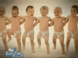 Babies Dance Gif Tenor Gif Keyboard Bring Personality To Your Conversations Say More With Tenor Dancing Baby Dancing Animated Gif Love You Gif