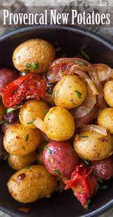 Provencal New Potatoes Recipe Recipes Cooking Recipes Vegetarian Recipes