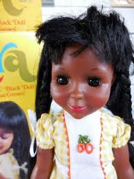 Vintage Ideal Tara Black Doll w Hair That Grows