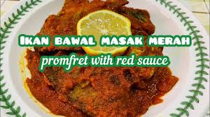 Cara memasak ikan bawalbahan5 ekor ikan bawal100 gm cili kering1 biji bawang besar3 ulas bawang putih1 inci halia2 inci kunyit hidupsedikit garam1 sudu. Ikan Bawal Masak Merah Promfret With Red Sauce Mudah Sedap Easy Delicious Eng Sub Youtube