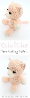 But all the effort will ultimately pay off and you'll have a unique knitted creation to keep for yourself or charm a special. Peaches The Kitten Pdf Knitting Pattern Childrens Stuffed Toy Knitted Animal Cat Knitting Knittingpattern Knitting Patterns Knitted Animals Free Knitting