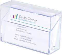 Find the perfect business card for your company or profession. Sigel Business Card Box No Of Compartments 1 100 Cards Transparent 1 Pc S Conrad Com