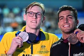Jul 22, 2019 · gold medallist sun yang of china, silver medallist mack horton of australia and bronze medallist gabriele detti of italy. Chinese Swimmer Sun Yang Slams Australian Swimmer Mack Horton S Refusal To Stand With Him On Podium Daily Mail Online
