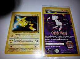 Maybe you would like to learn more about one of these? Free Kids Wb Presents Pokemon The First Movie Promo Trading Card Games Listia Com Auctions For Free Stuff