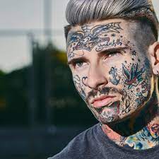 The tattoo is on the right side of her face which is the side of her body dedicated to her brother. The Rise Of Jobstoppers Should Face Tattoos Be Banned Tattoos The Guardian