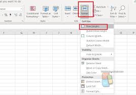 On the home tab, in the cells group, click format. How To Resize A Table Column Or A Row In Ms Excel