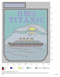 The search of embroidery patterns, cross. 9 Titanic Craft Ideas Titanic Cross Stitch Patterns Stitch Patterns
