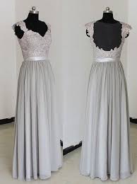 Elegant Sweetheart Floor Length Chiffon Silver Bridesmaid Prom Dresses Wi Bridesmaid Dresses Long Chiffon Grey Bridesmaid Dresses Long Cheap Bridesmaid Dresses