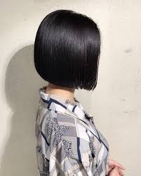 ストレートだから可愛い 旬の切りっぱなしボブでおしゃれしよ hair ボブ スタイリング おしゃれ ヘア ボブ