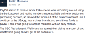 In a facebook post published on charles scoville's profile, he claims he will stand up against the. Charles Scoville Vows To Fight Traffic Monsoon Ponzi Case