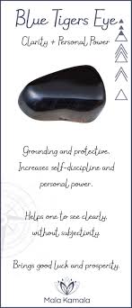 What Is The Meaning And Crystal And Chakra Healing Properties Of Blue Tigers Eye A Stone For Clarity And Personal Stones And Crystals Crystal Therapy Crystals