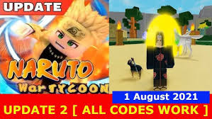 Ultimate ninja tycoon codes 2021. All Naruto War Tycoon Codes June 2021 Roblox Codes Secret Working Youtube