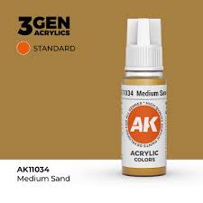 AK-Interactive: (3rd Gen) Acrylic - Medium Sand (17ml)