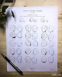 Head Drawing Practice From Any Angle Practice Worksheets Printable Pdf Jeyram Art Art Tutorials Drawing Drawing Tutorial Face Drawing The Human Head