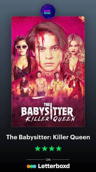 “ The Babysitter: Killer Queen”- 2020. , - Starring: Josiah Lewis, Jenna  Ortega, Bella Thorn, Emily Alyn Lind. , - Genre: Horror, Comedy. , - Where  to watch: Netflix, VOD. , - My Rating: ⭐️⭐️⭐️⭐️ out ...