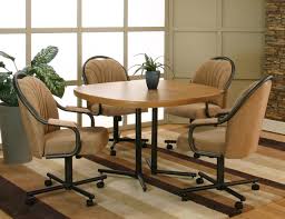 Looking for dining room chairs with rollers? Dinette Sets With Caster Chairs You Ll Love In 2021 Visualhunt