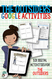 The Outsiders Digital Activities For The Popular Novel Engage Your Students Digital Activities Writing Graphic Organizers English Language Arts High School
