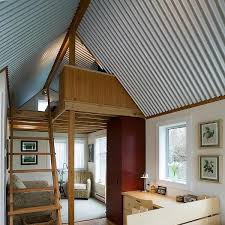 Corrugated Metal In The Home Male Prostory Male Domy Interiery