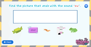 Teaching your pupils 'ew' words in phonics? Phonics Phase 5 Ew Sound Game In The Phonics Factory Classroom Secrets Kids