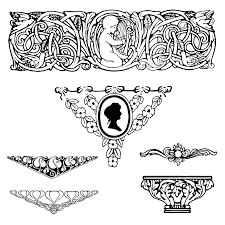 Free Free 155 Silhouette Cameo Silhouette Flower Border Svg SVG PNG EPS DXF File