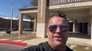 Superintendent Dr. Marty Crawford Checking Schools