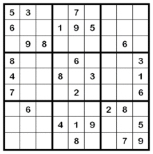The sudoku puzzle reached craze status in japan in 2004 and the craze spread to the uk through the puzzle sudoku is not a mathematical or arithmetical puzzle. Download Sudoku Pdf Sudoku