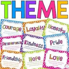Theme Posters Book Study Activities Third Grade Activities Teacher Help
