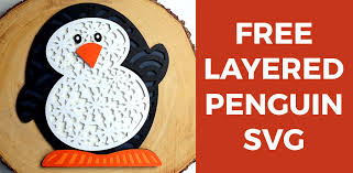 Download Christmas Penguin Free Layered Svg Craft With Sarah