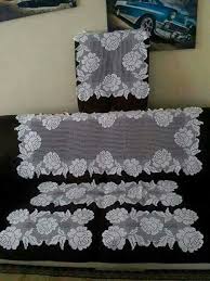 Dantel Ortu Ornekleri Masa Filet Crochet Tig Isleri Tig Isi Cicekler