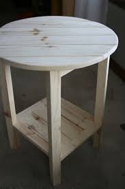 Side Table Round Wood Table Diy Side Table Side Table Decor