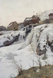 Des Baraques En Reve Le Sens Art De Neige Peinture Paysage Baraque