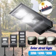 Dual security detector solar spot light motion sensor outdoor 22 led floodlight. Augienb 30w 60w 90w Solar Street Light 30 60 90 Led Solar Lights Outdoor Ip67 Waterproof Motion Sensor Solar Flood Light With Holder Security Light For Yard Garden Basketball Court Walmart Canada