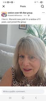 Hi I'm 68 years old i live in Warwick ny I've been a widow for 9 years