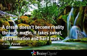 Brainyquote A Dream Doesn T Become Reality Through Magic It Takes Sweat Determination And Hard Work Colin Powell Http Www Brainyquote Com Quotes Authors C Colin Powell Html Laborday Brainyquote Qotd Dreams Wisdom Facebook
