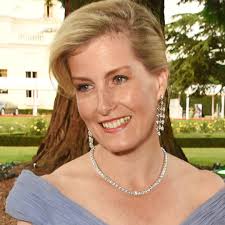 Crown Princess Victoria displays toned arms in coral one-shoulder gown