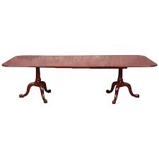 44 wide, 68 long, and 29 3/4 high condition: Henkel Harris Dining Table 6 For Sale On 1stdibs