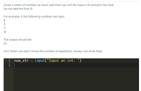 This method of checking if the string is an integer in python will not work in negative numbers. Given An Integer As Input Print All The Integers Chegg Com