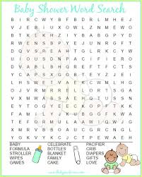 What is the real meaning of a baby shower? Baby Shower Word Search The Typical Mom