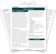Light In August Study Guide Literature Guide Litcharts