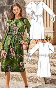 Sewing Patterns Elbise Elbiseler Elbise Modelleri