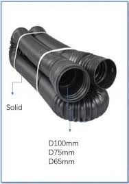 How does perforated drainage pipe work? China 50 Perforated Flexible And Expandable Drain Pipe With Sock China 4 In Expandable Solid Drain Pipe And Solid Flexible Drain Pipe 4inx25ft Hdpe Price