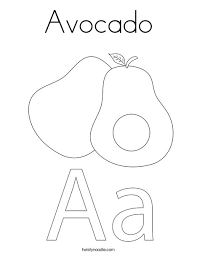 You can now print this beautiful cute avocado shopkins season 2 coloring page or color online for free. Avocado Coloring Page Twisty Noodle