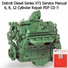 Check spelling or type a new query. Detroit Diesel Series V71 Service Manual Engine Repair Motor Workshop Pdf Cd Ebay