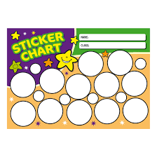 a5 sticker charts